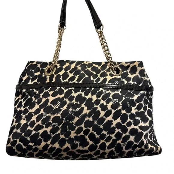 Kate Spade Animal Print gold chain purse Cheetah Large. In great conditions - Picture 4 of 11